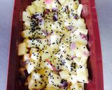 簡単！ゴロゴロさつまいもとりんごのケーキ作り方7写真