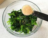 レンジで簡単✩ほうれん草の胡麻和え作り方7写真