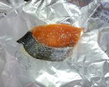 給食レシピ　サーモンクリームチーズ風焼作り方1写真