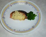 給食レシピ　サーモンクリームチーズ風焼作り方5写真