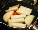 生姜たっぷり★味噌味ぶり大根作り方3写真