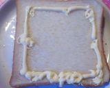 簡単~目玉焼きトースト作り方1写真