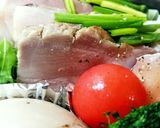 自家製豚ハムのバランスお弁当。作り方4写真
