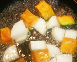 ほっくほく♪かぼちゃと大根のバター炒め作り方1写真