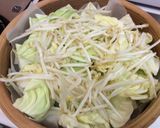 野菜炒めの材料で！蒸篭蒸し作り方2写真