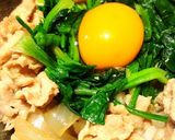 豚丼♪ほうれん草乗せ♡作り方7写真