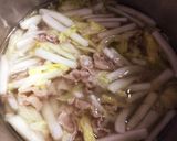 シャキシャキ白菜と豚肉の☆ピリ辛スープ☆作り方5写真