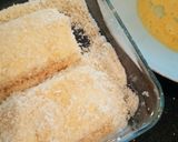 トロ～りサクッ✾ハムチーズのお豆腐サンド作り方5写真