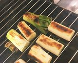 ねぎのニンニク味噌焼作り方1写真