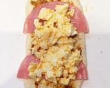 やわらか！卵とハムのプチ惣菜パン作り方7写真