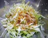 簡単！たっぷりキャベツの卵焼き作り方1写真