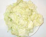 簡単！油揚げ＋きゃべつ＋豆板醤の野菜炒め作り方2写真