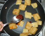 簡単！油揚げ＋きゃべつ＋豆板醤の野菜炒め作り方4写真