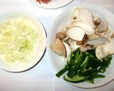 簡単エリンギ・ピーマンの豚肉カレーソース作り方2写真