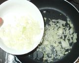 簡単エリンギ・ピーマンの豚肉カレーソース作り方5写真