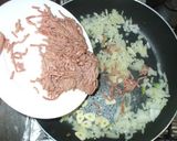 簡単エリンギ・ピーマンの豚肉カレーソース作り方6写真