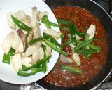 簡単エリンギ・ピーマンの豚肉カレーソース作り方14写真