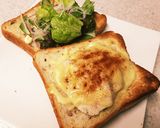 市販品だけー♪サラダチキンホットサンド作り方3写真