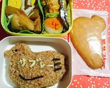 簡単！キャラ弁！お菓子の鳩サブレーお弁当作り方4写真