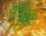 残り野菜で！野菜たっぷりトマトスープ作り方4写真