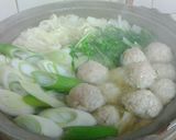 ふわふわ肉団子鍋作り方9写真