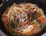 高野豆腐の豚肉巻き揚げ 野菜の甘酢あん作り方8写真