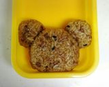 簡単ダッフィーのキャラ弁作り方4写真
