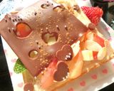 甘酸っぱいリンゴの　生チョコトースト作り方10写真