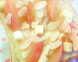 甘酸っぱいリンゴの　生チョコトースト作り方8写真