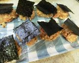 レンコンのもっちり磯辺焼き！みそだれ風味作り方3写真