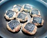 レンコンのもっちり磯辺焼き！みそだれ風味作り方4写真