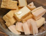 れんこんと厚揚げの味噌煮込み【作りおき】作り方1写真
