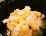 ジャムよりヘルシー♪りんごの砂糖煮☆作り方1写真