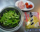 1玉で４人前！オムラーメンサラダ作り方1写真