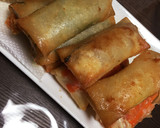 簡単♡　ポテトしそチーズ揚げ春巻き作り方4写真