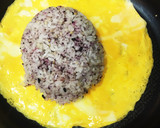 【簡単】梅風味の和風あんかけオムライス作り方3写真