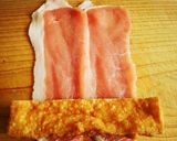 厚揚げの豚肉まきまき～～作り方1写真