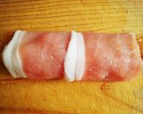 厚揚げの豚肉まきまき～～作り方2写真