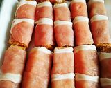 厚揚げの豚肉まきまき～～作り方3写真