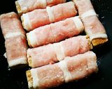 厚揚げの豚肉まきまき～～作り方5写真