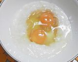 ✿たまごと長いもふわふわお吸い物✿作り方1写真