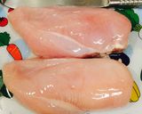 簡単 鶏胸肉であっさりハム作り方1写真