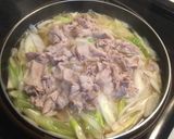 高校生が作った！【白菜と豚肉の鍋】作り方6写真