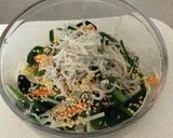豆もやしとほうれん草の生姜和え作り方3写真