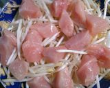 簡単！鶏むね肉と もやしのレンジ蒸し！！作り方2写真