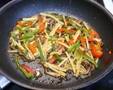 残った焼肉リメイク！青椒肉絲作り方3写真