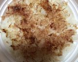 おかかご飯がポイントの唐揚げ丼作り方2写真