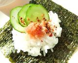 炙りたらこ×胡瓜　ﾋﾟﾘ辛⋆手まきごはん作り方4写真