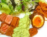 黄身がとろーり♥牛の肉巻き卵♪ご飯が進む作り方4写真