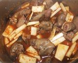 臭みなし♡柚子香るレバー生姜味噌煮込み作り方3写真